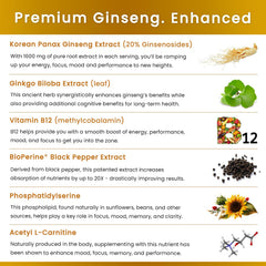 NutraChamps ginseng capsules support focus and mental clarity