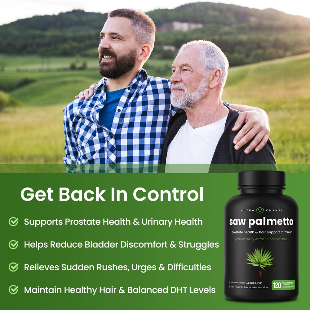 NutraChamps pygeum africanum component for prostate comfort