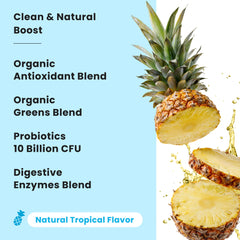 NutraChamps spirulina and chlorella blend in a vivid green powder