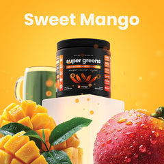 NutraChamps Super Greens scoop for quick, mess-free daily greens.