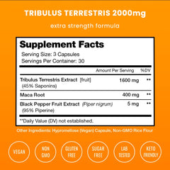 NutraChamps Tribulus Terrestris capsules for easy daily energy and stamina support.