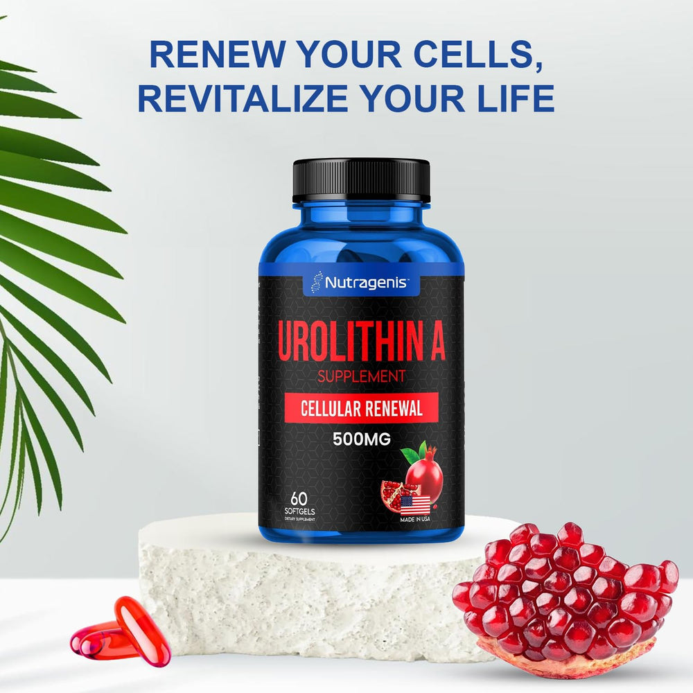 USA-made production icon and quality controls for Nutragenis Urolithin A.