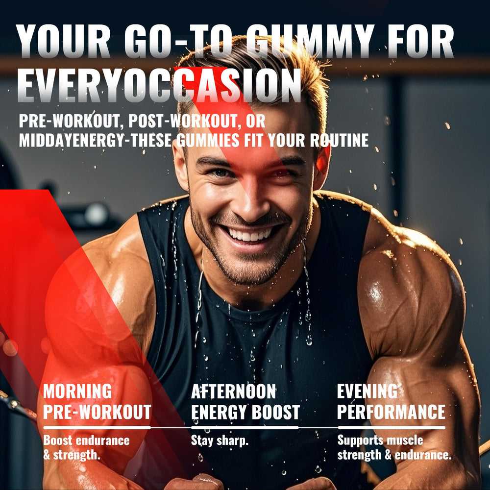 NUTRAGOGO Creatine Gummies in gym setting ready to support workouts
