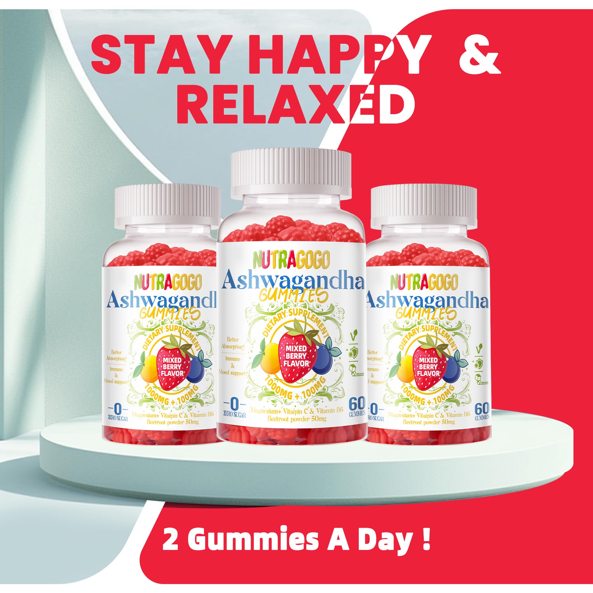 NUTRAGOGO lab-tested gummies badge signals quality