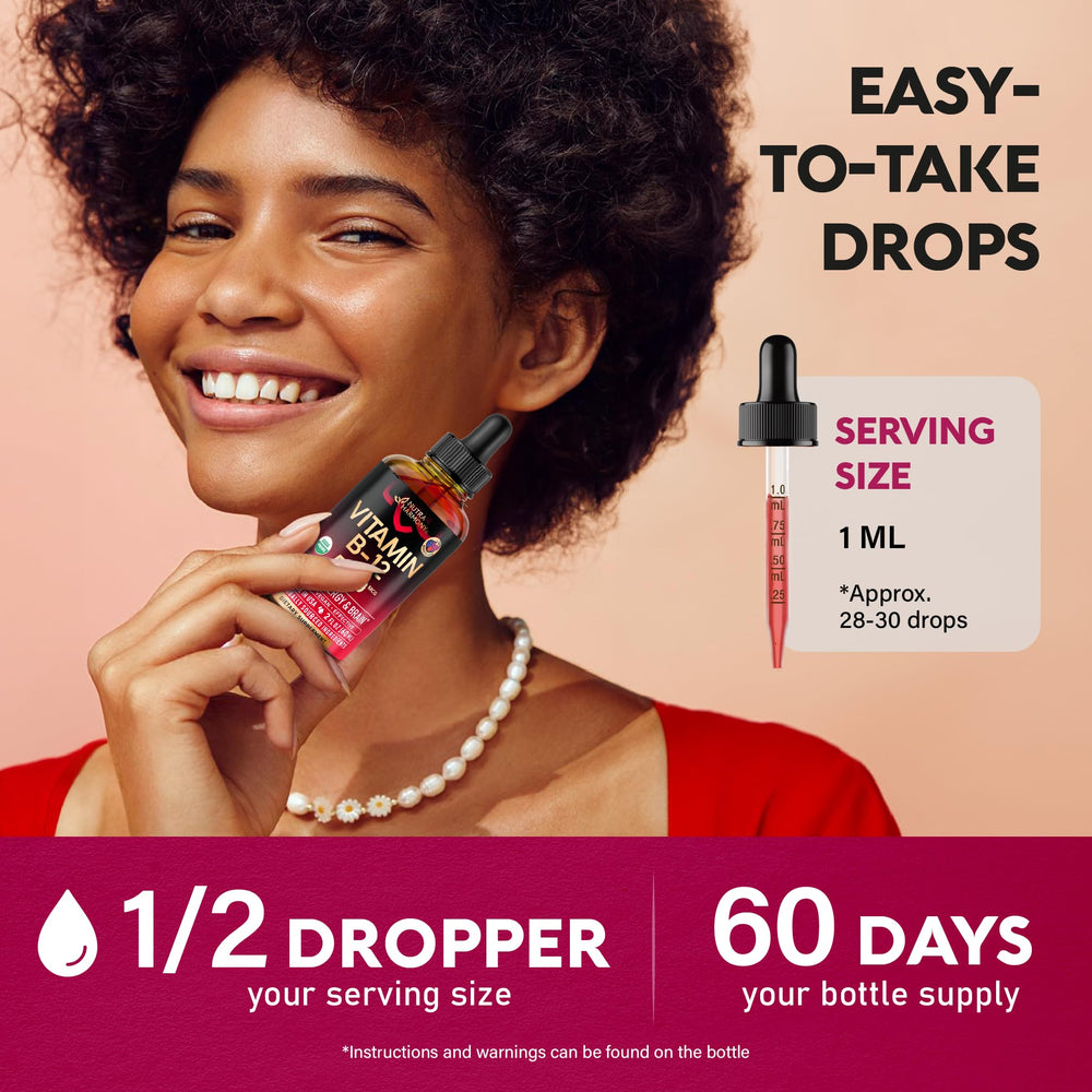 NUTRAHARMONY B12 drops made in USA with quality control ensuring reliable production.