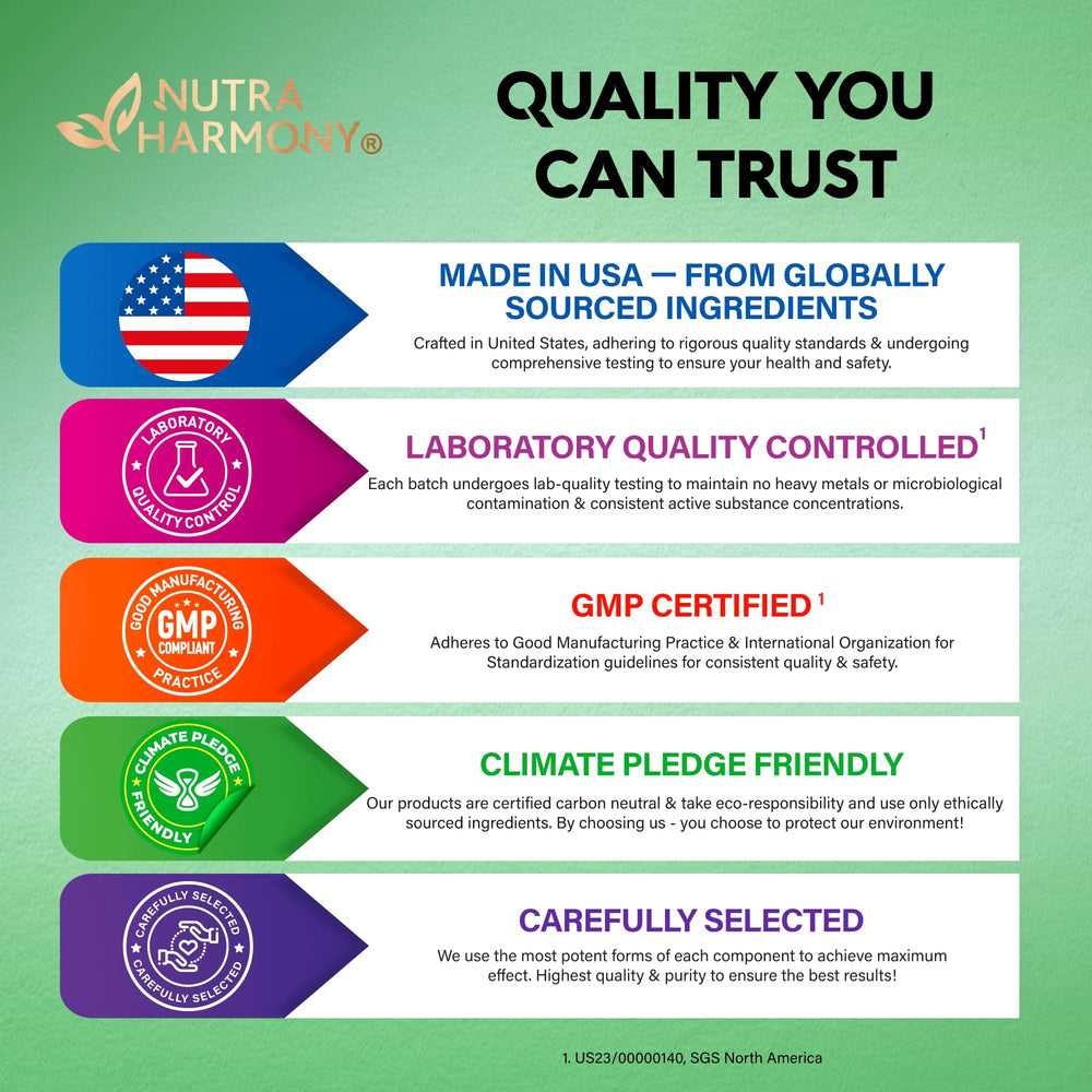 Hand holding NutraHarmony bariatric multivitamin capsule.