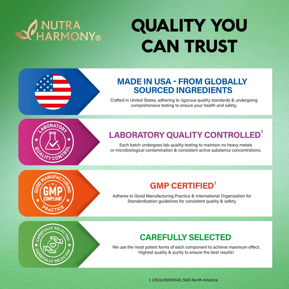 NutraHarmony bottle on kitchen counter for daily health routine