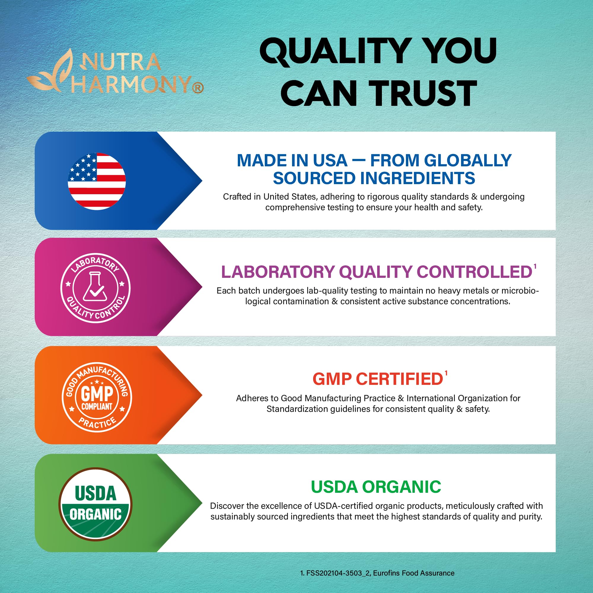 NutraHarmony bottle in a warm kitchen scene suggesting morning use.