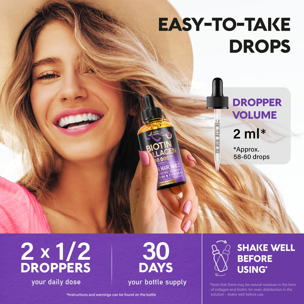 NutraHarmony drops for daily routine with easy dispense.