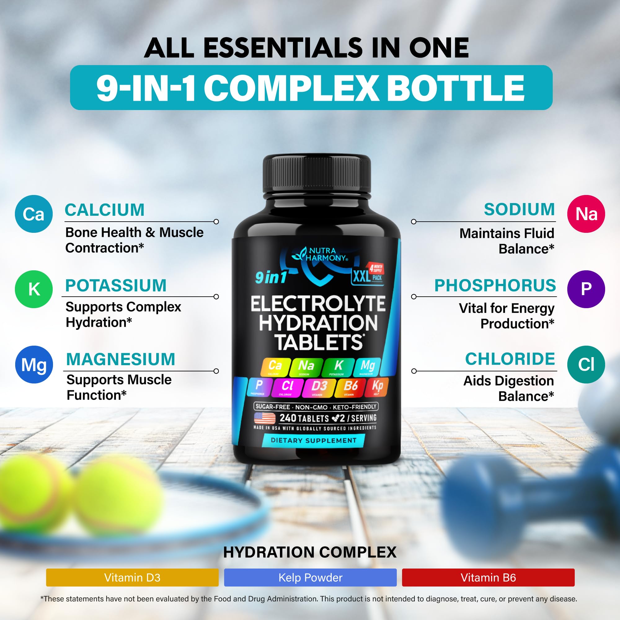 Himalayan salt inclusion visible in NutraHarmony electrolytes