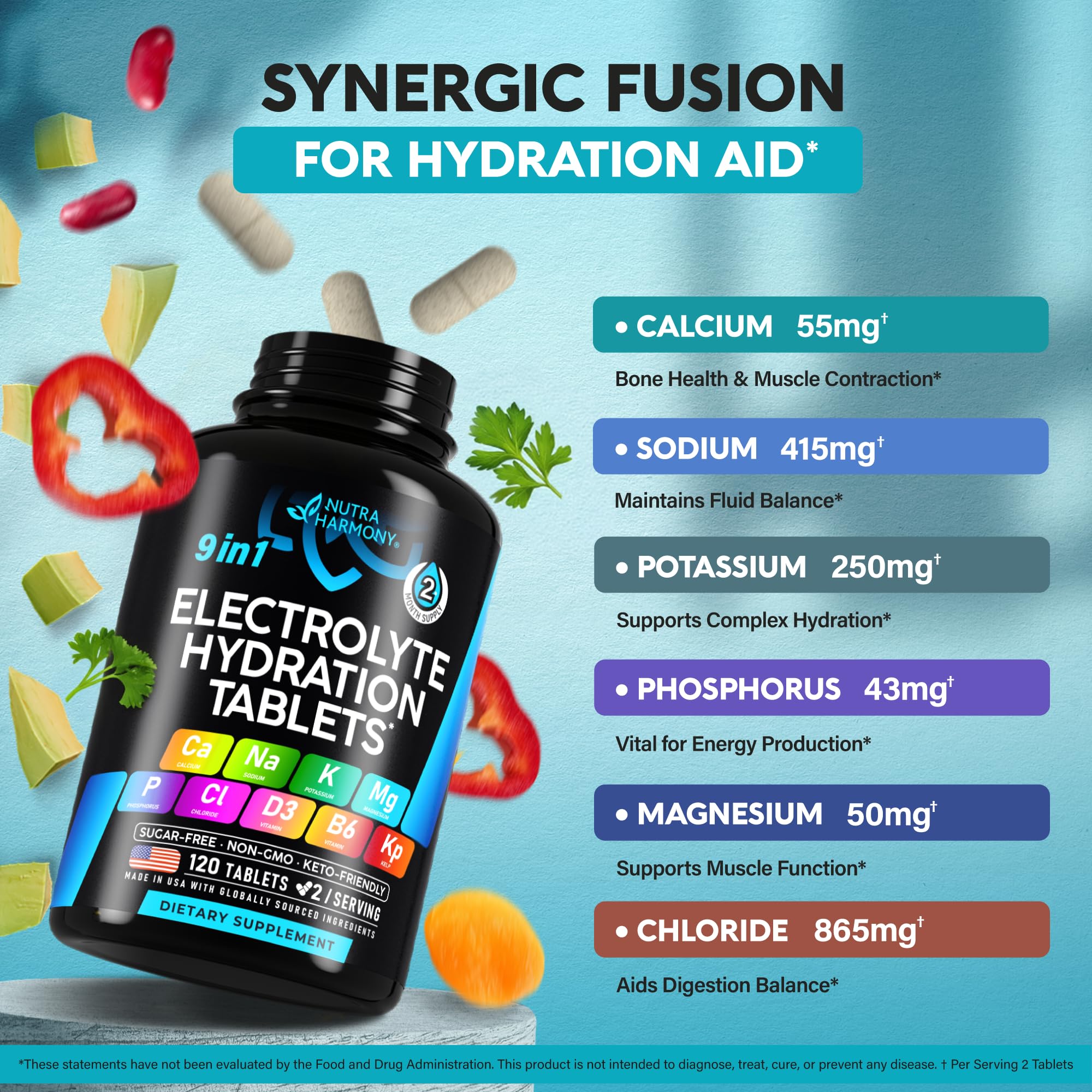 NutraHarmony kelp ingredient highlight suggests mineral-rich hydration benefits