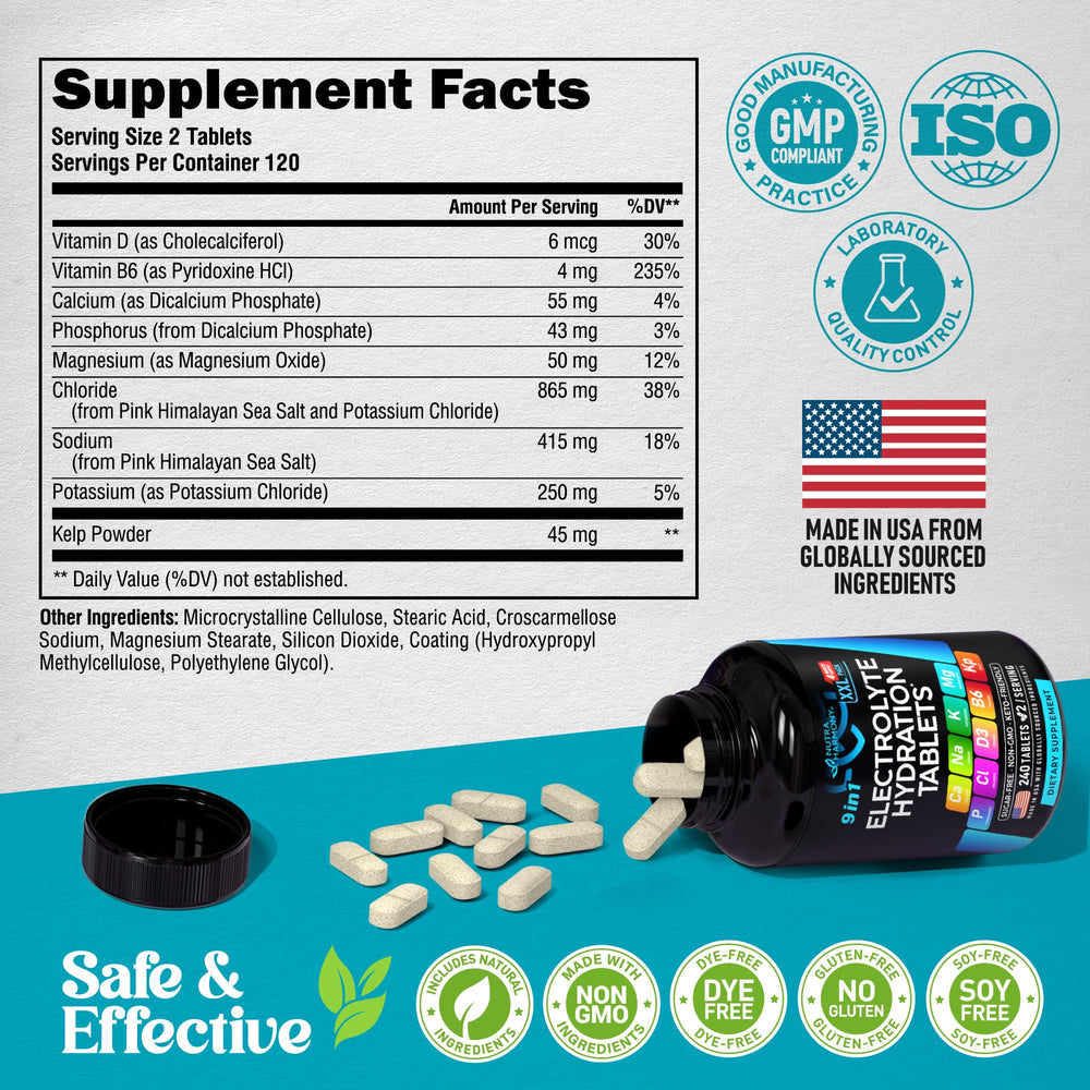 Vegan and keto friendly label on NutraHarmony electrolytes package