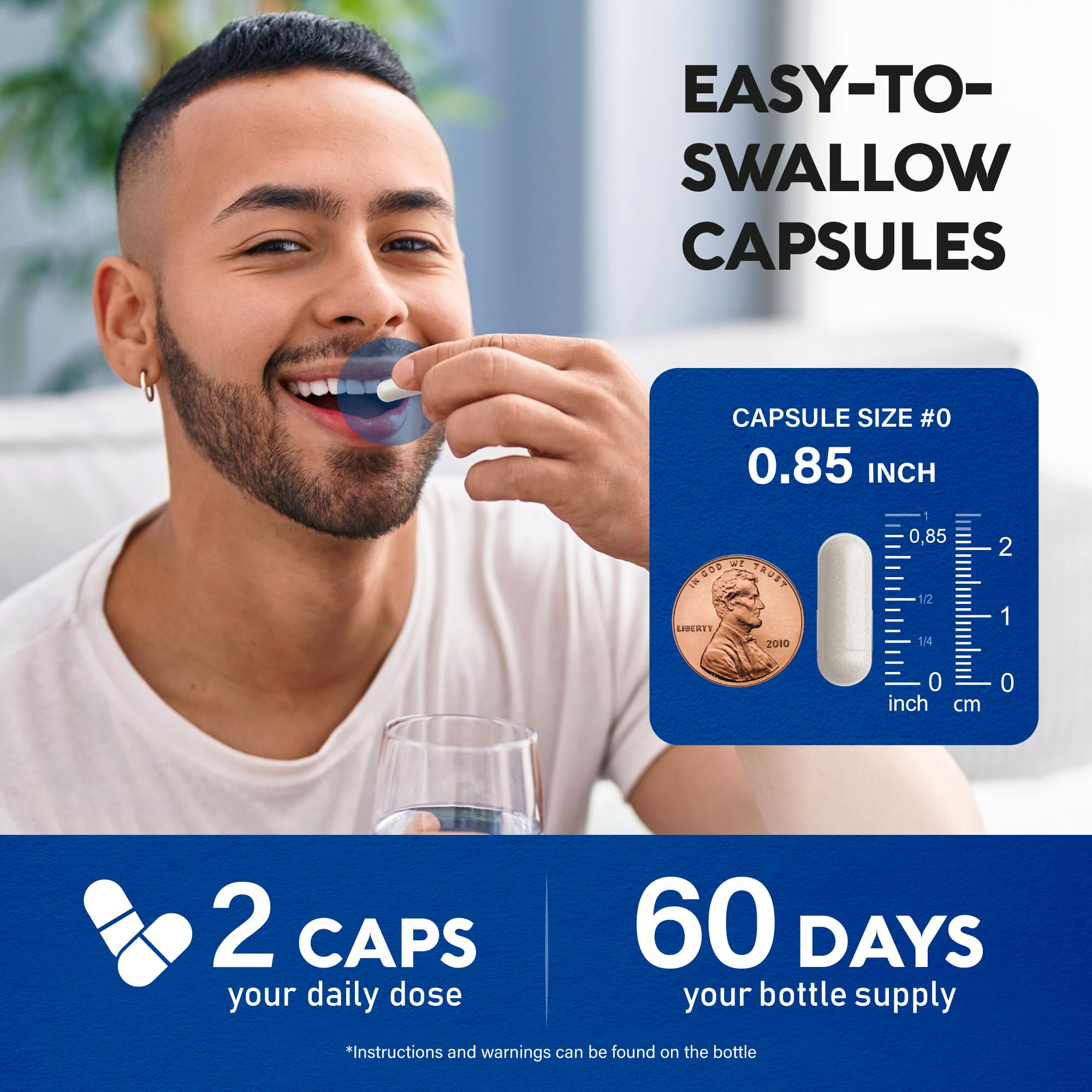 NUTRAHARMONY energy and metabolism capsules in a row