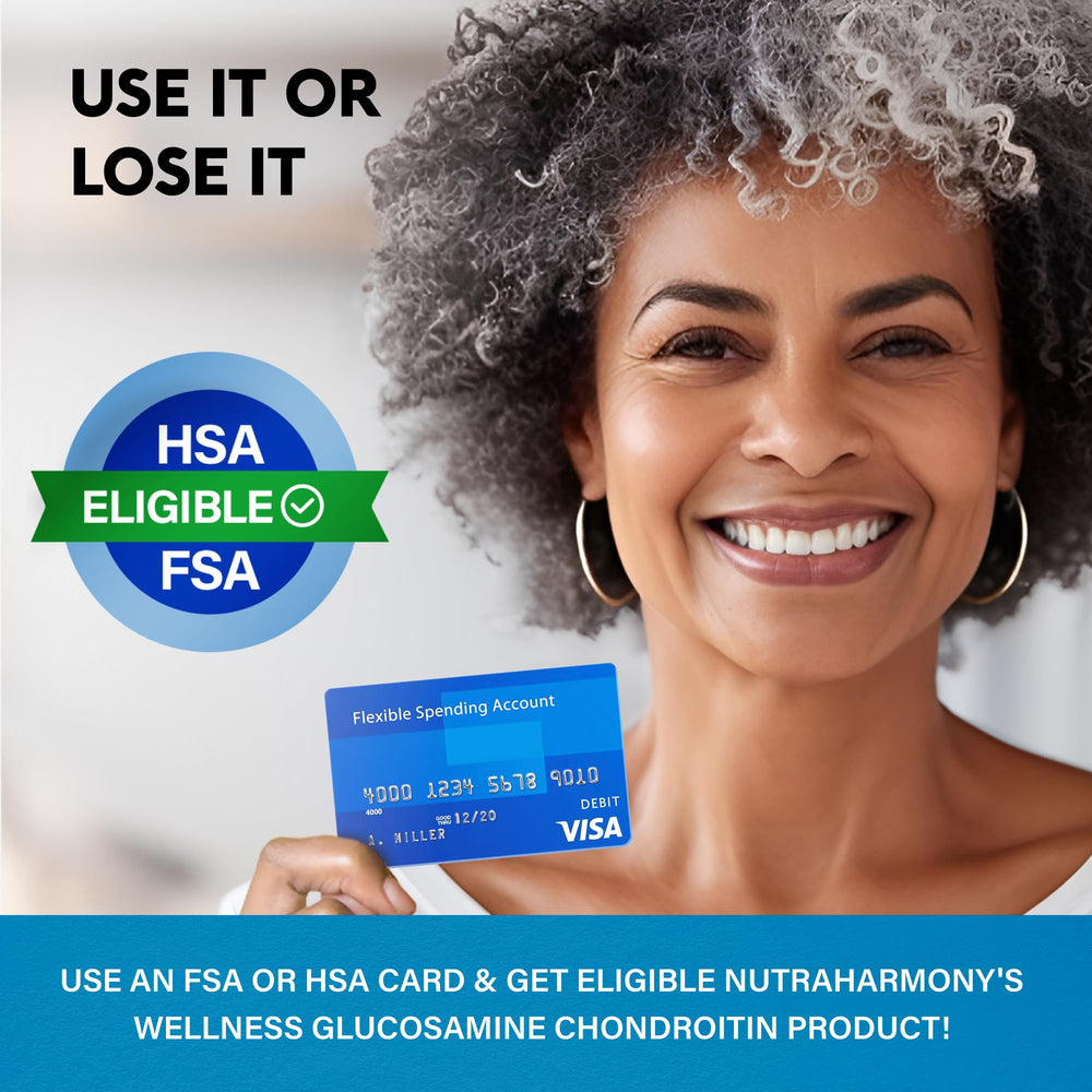NutraHarmony FSA eligible packaging for convenient health purchases