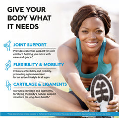 Front packaging of NutraHarmony shows quality for active lifestyles and joint health.