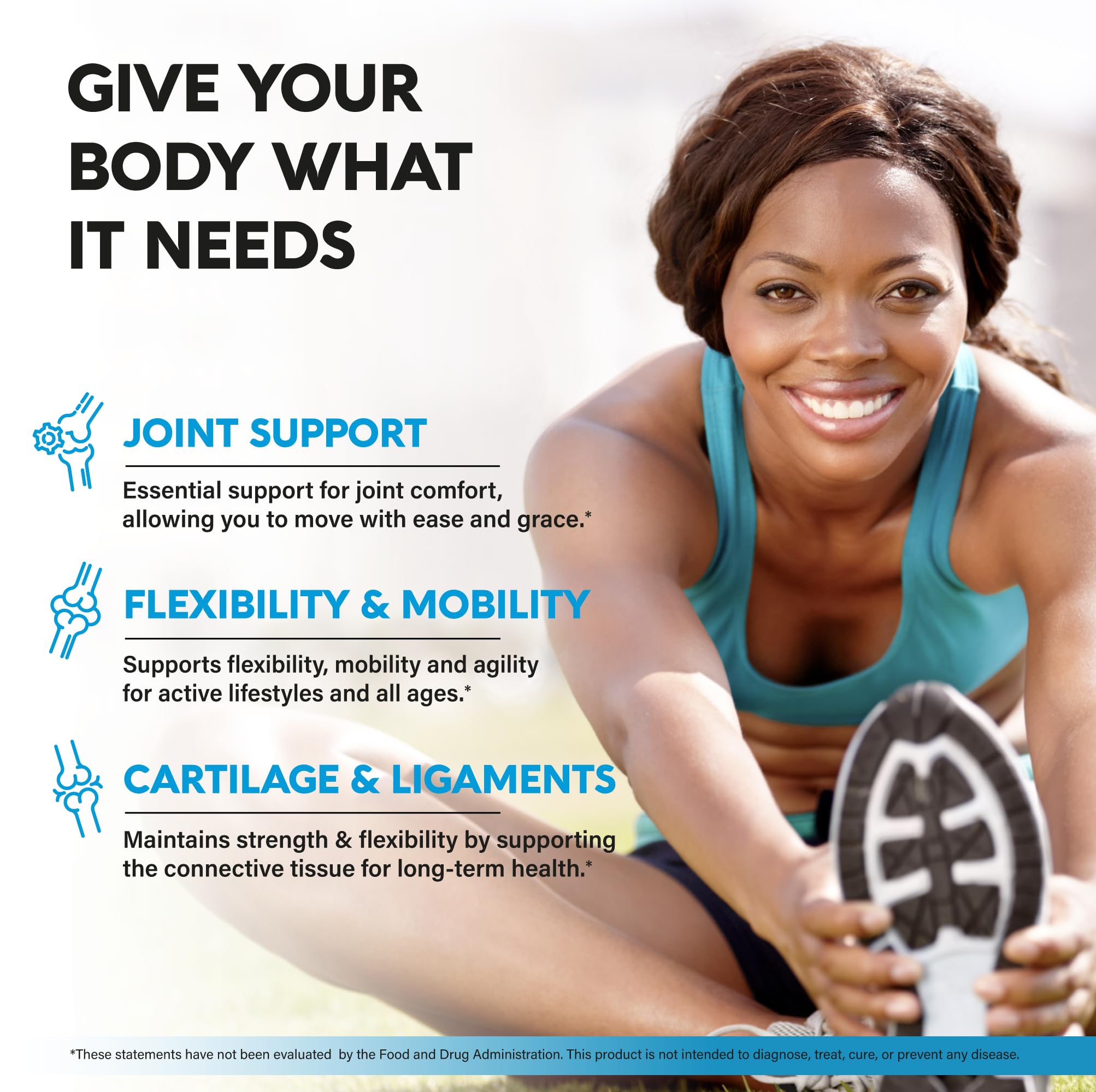 NutraHarmony joint-support bottle on table ready for daily use