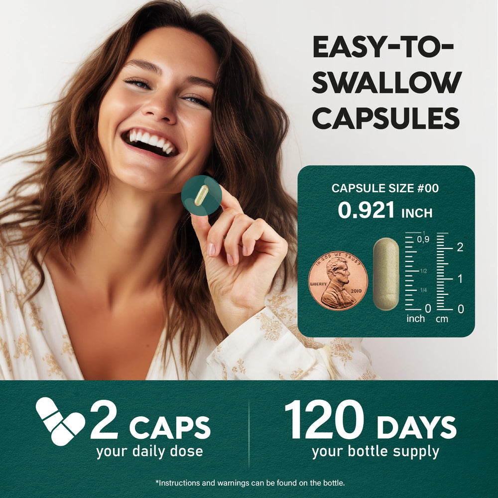 NUTRAHARMONY Lions Mane capsule image emphasizing premium vegan formula for focus.