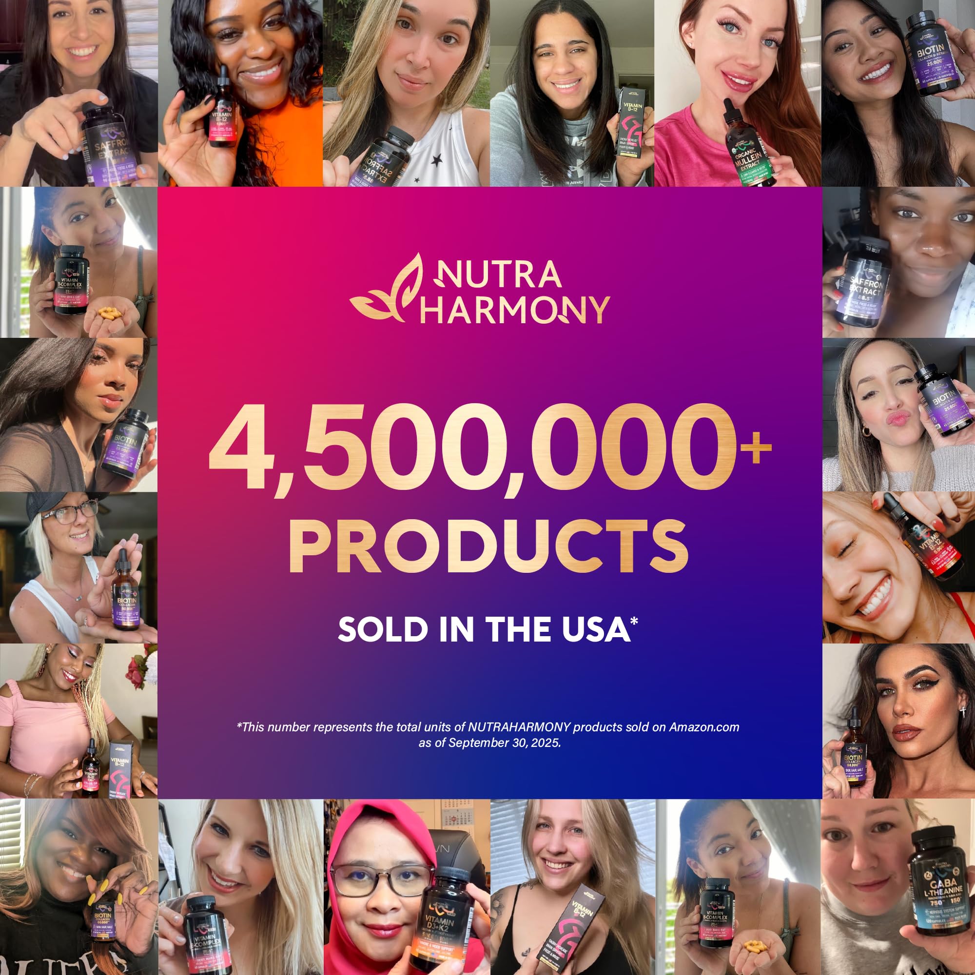 NutraHarmony Lymph Drops ingredients chart showcases an eight-herb formula