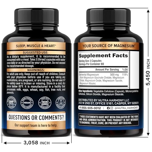 NUTRAHARMONY Magnesium 5in1 capsules close-up for easy ingestion.