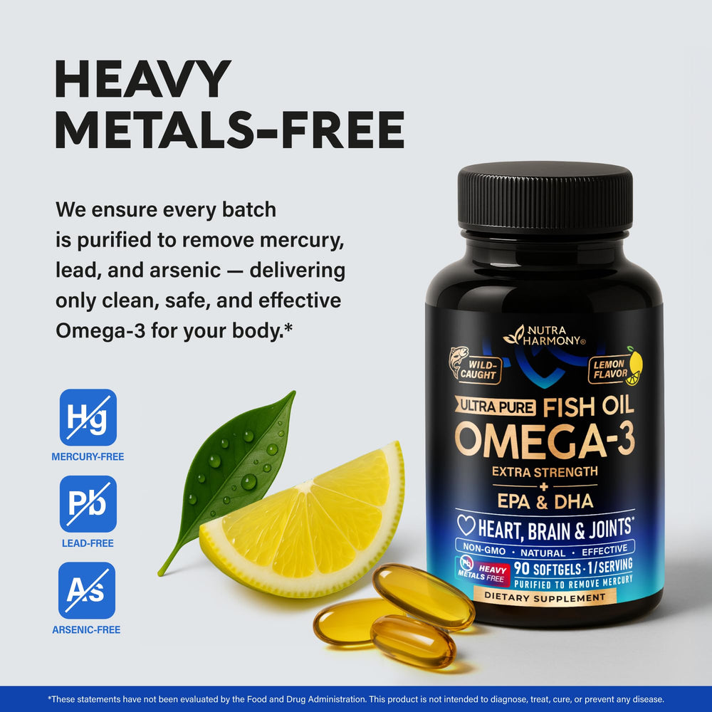 NutraHarmony Omega-3 close-up suggesting improved cognitive clarity.