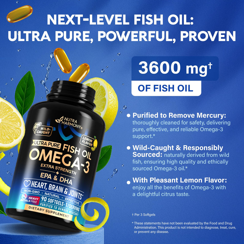 Purification process highlighting NutraHarmony Omega-3 purity and safety.