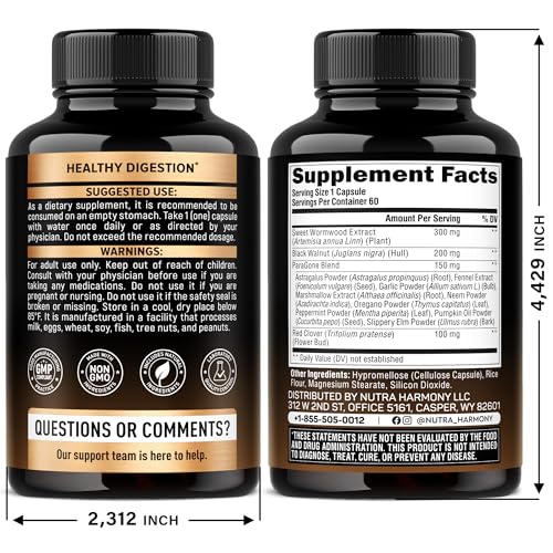 NUTRAHARMONY Paragone capsules closeup for daily digestive support.