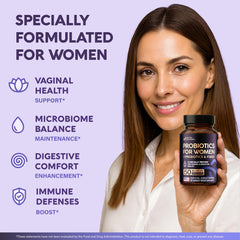 Eight-strain blend from NUTRAHARMONY supports balanced gut flora and women's wellness
