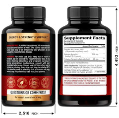 NUTRAHARMONY Tongkat Ali capsules close-up ready for daily use