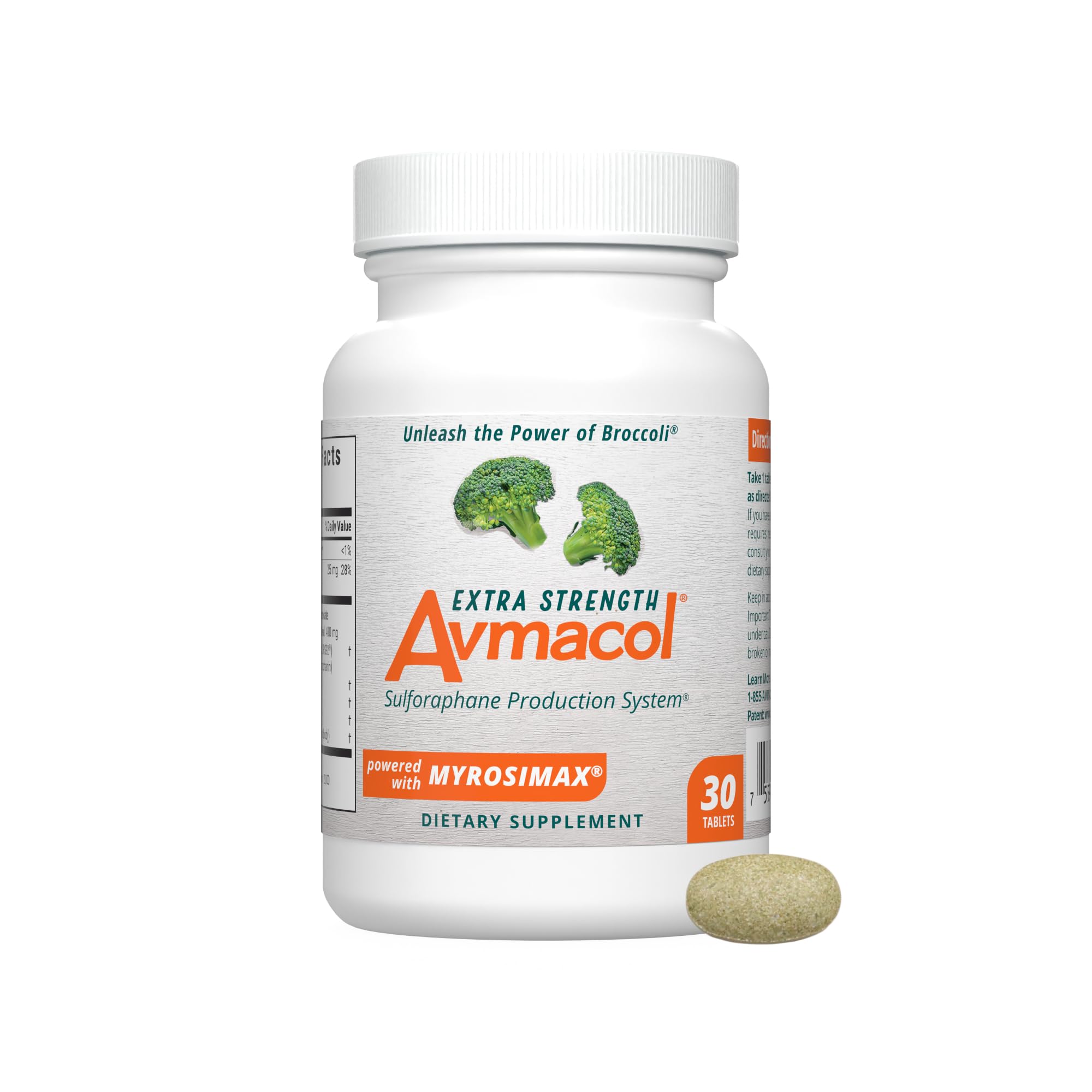 Nutramax Avmacol bottle front showing daily detox and immune support