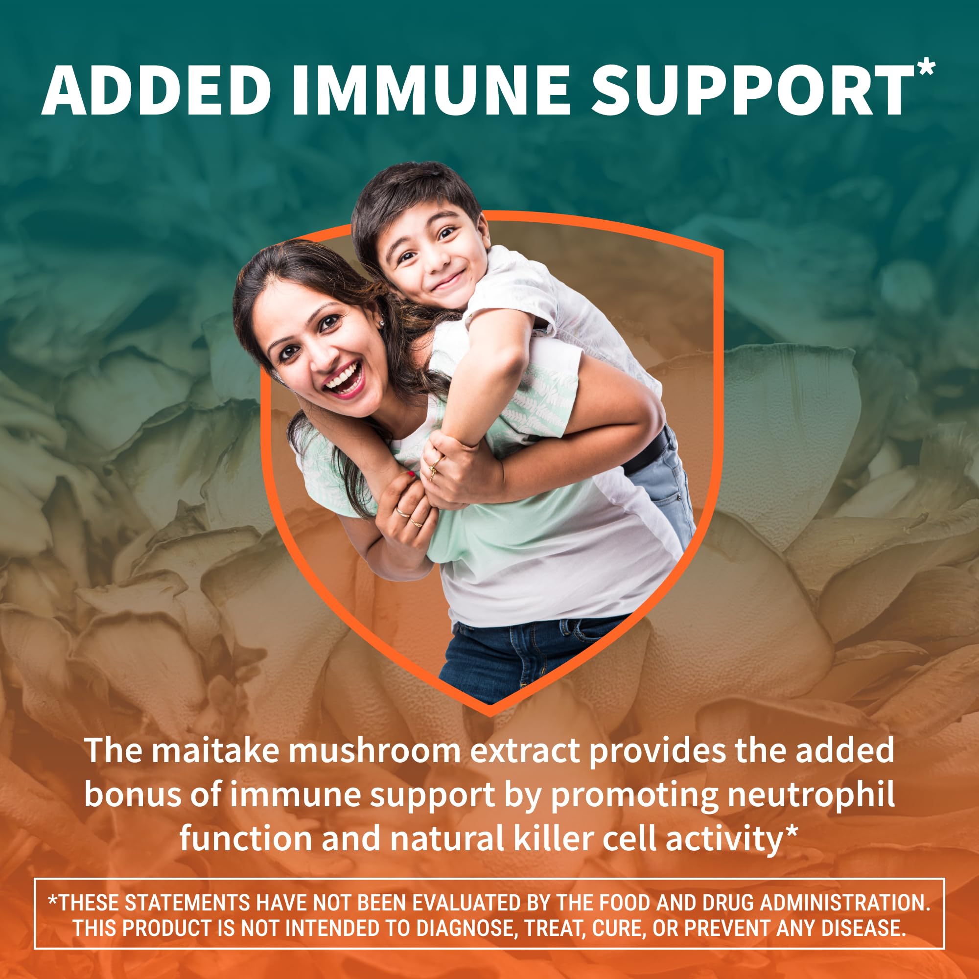 Nutramax Avmacol maitake beta-glucan visual for immune health