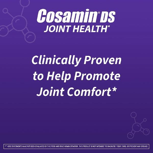 Cosamin DS capsule close-up emphasizing science-backed formulation