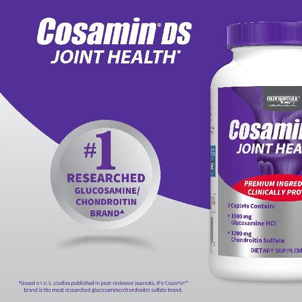 Nutramax Cosamin DS packaging featuring quality checks badge