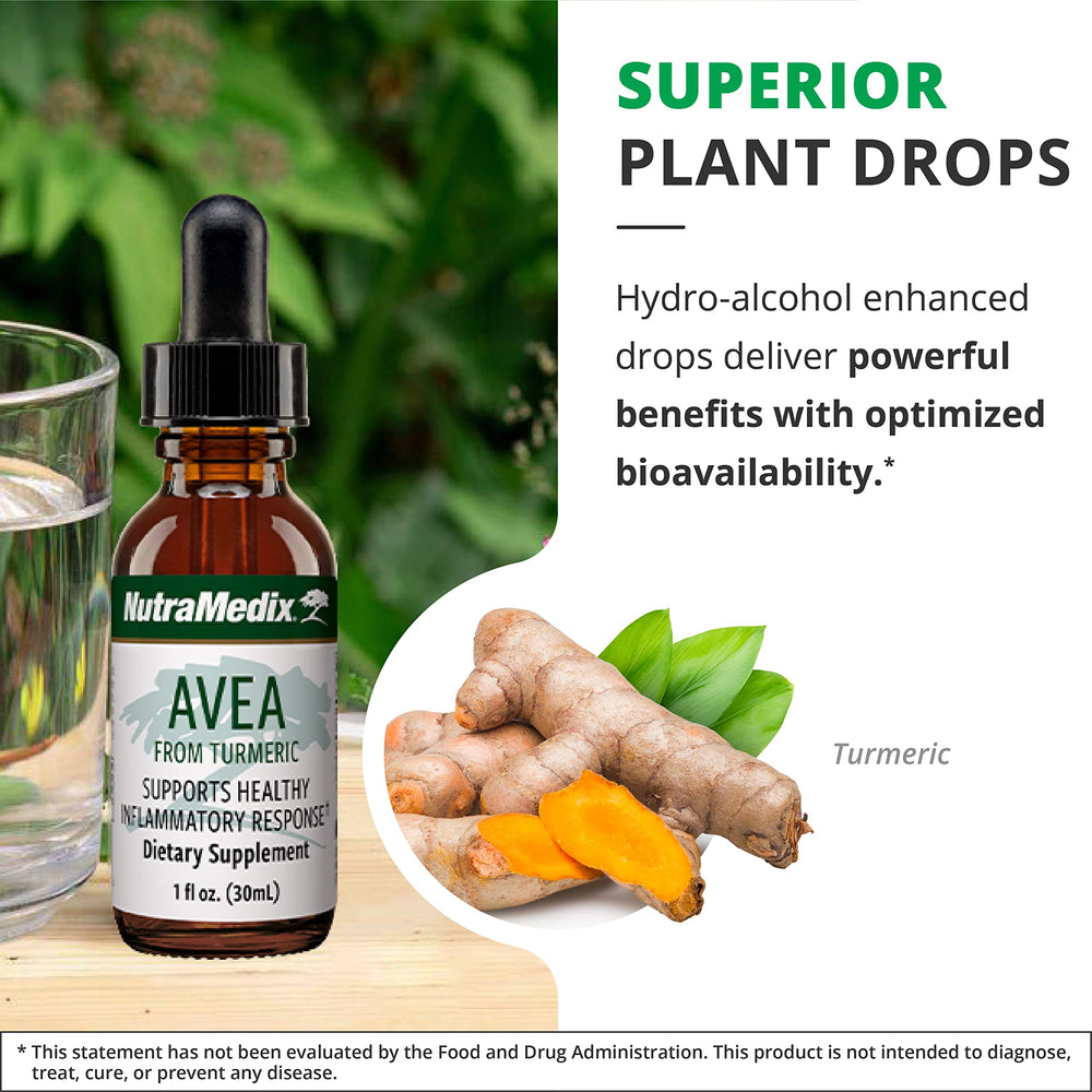 NutraMedix Avea turmeric in water illustrates easy integration.