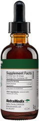 NutraMedix Baikal Skullcap tincture label closeup highlighting the extract quality.