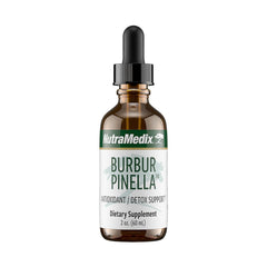 NutraMedix Burbur-Pinella bottle front, compact 2 oz liquid for daily detox support.