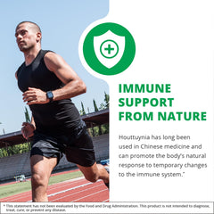 NutraMedix Houttuynia label front emphasizes a natural plant-based detox and gut wellness focus.