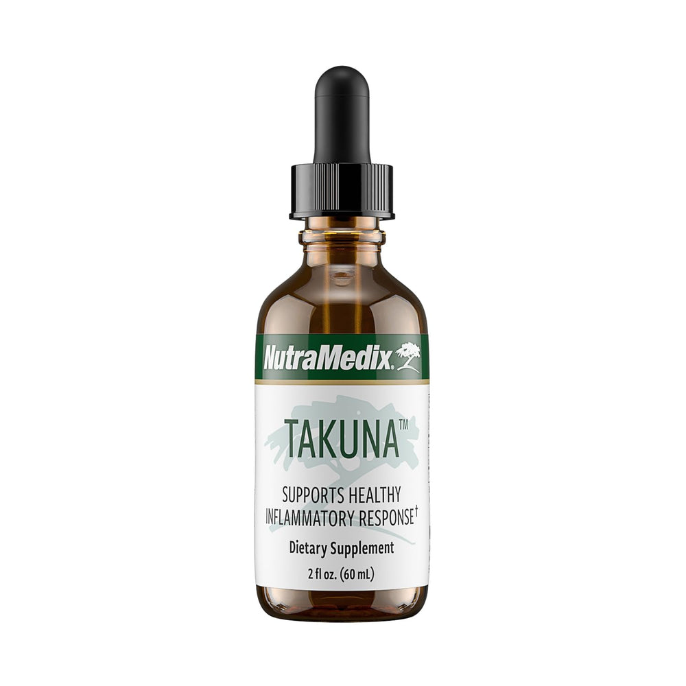 NutraMedix Immune bottle label close-up highlighting Takuna Blanca extract for immune support.