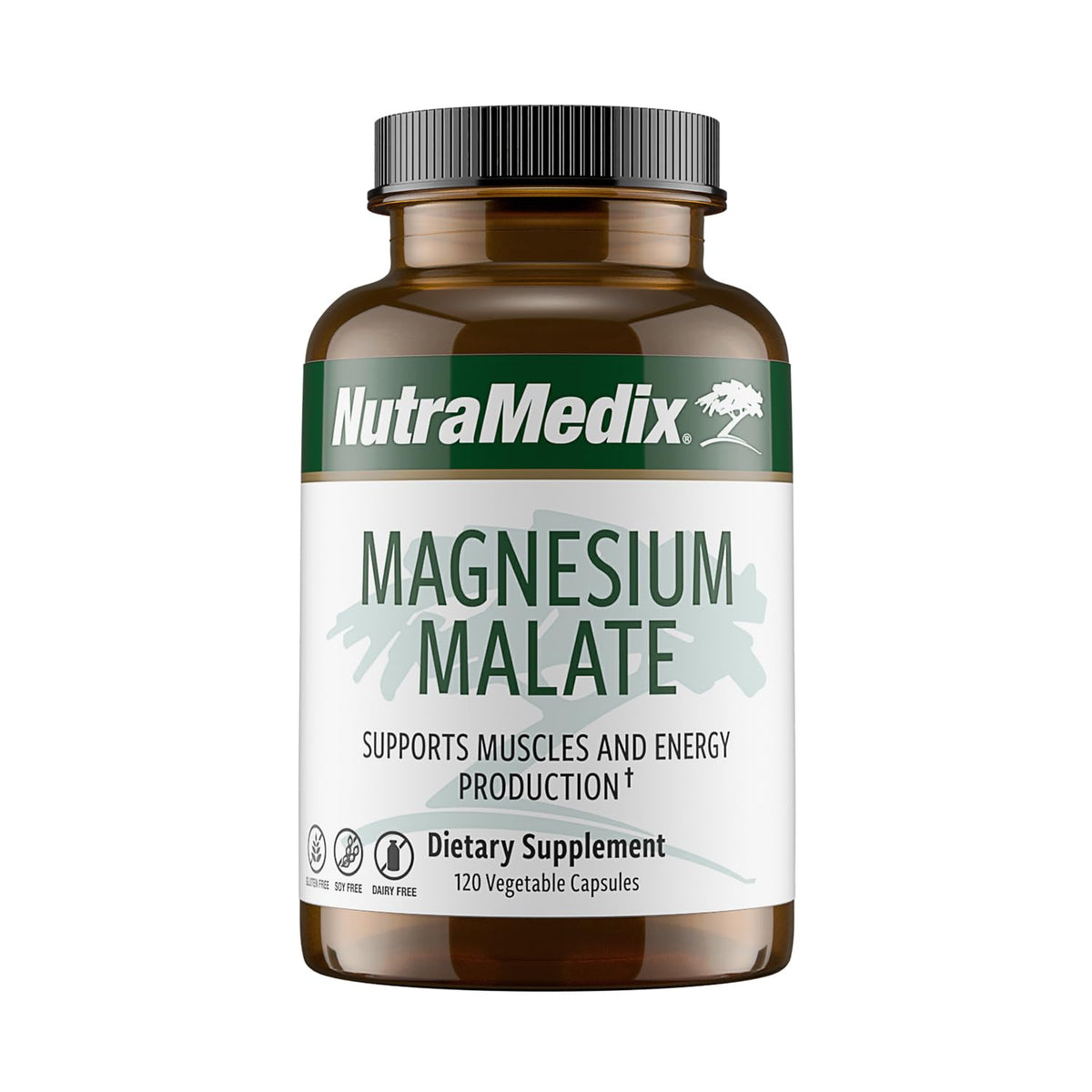 NutraMedix Magnesium Malate energy bottle demonstrates bioavailable mineral support for daily vitality.