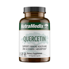 NutraMedix Quercetin 500mg bottle for daily immune support