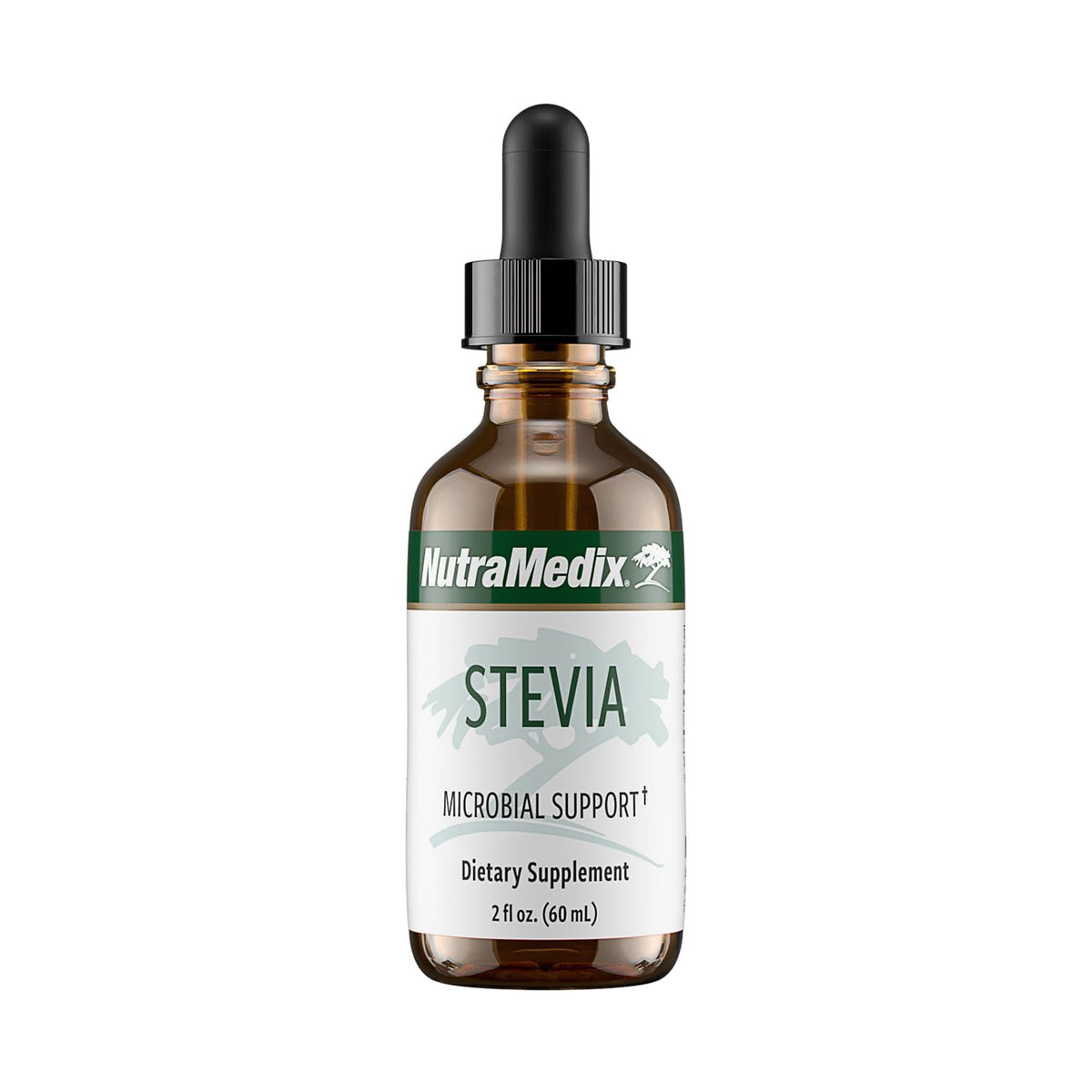 NutraMedix Sweet Leaf Stevia Drops bottle with dropper for sugar-free sweetness