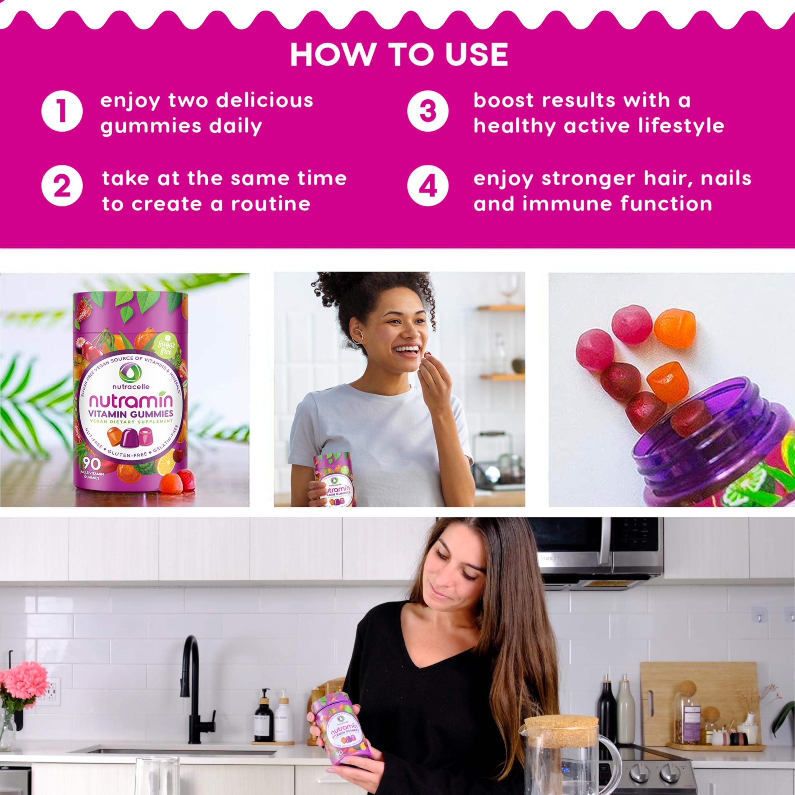 Allergen-safe vegan gummies free from gelatin and nuts