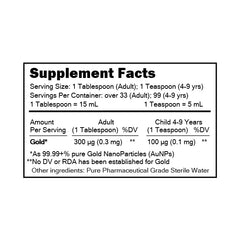 MediGOLD double-sealed bottle image reinforces product integrity