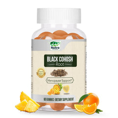 NutraNourish Black Cohosh Gummies bottle for vegan menopause support