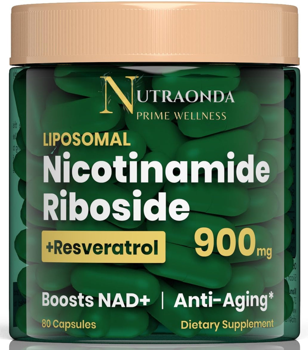 NUTRAONDA Liposomal Nicotinamide Riboside bottle for easy daily use and energy support.
