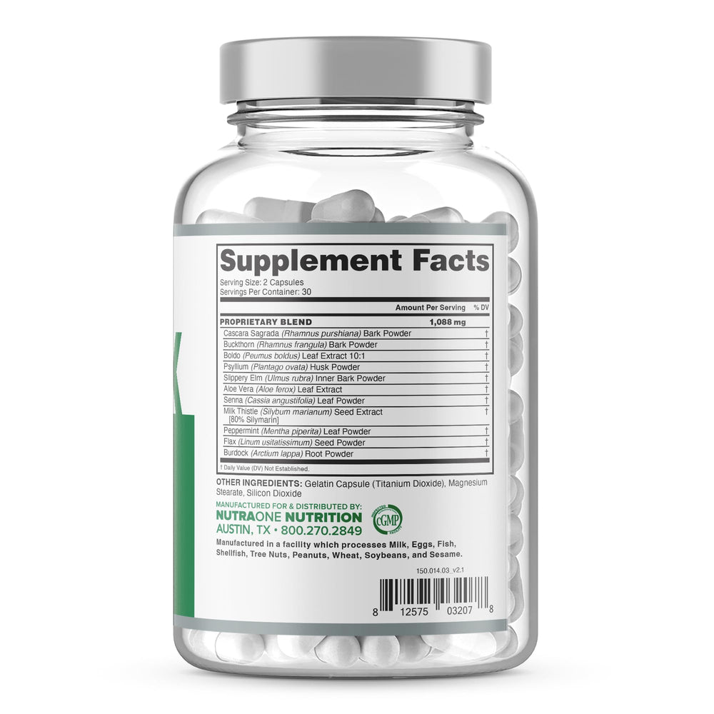 NutraOne DetoxOne daily-dose collection illustrates simple regimen