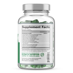 NutraOne DetoxOne packaging display highlights convenient 30-day plan