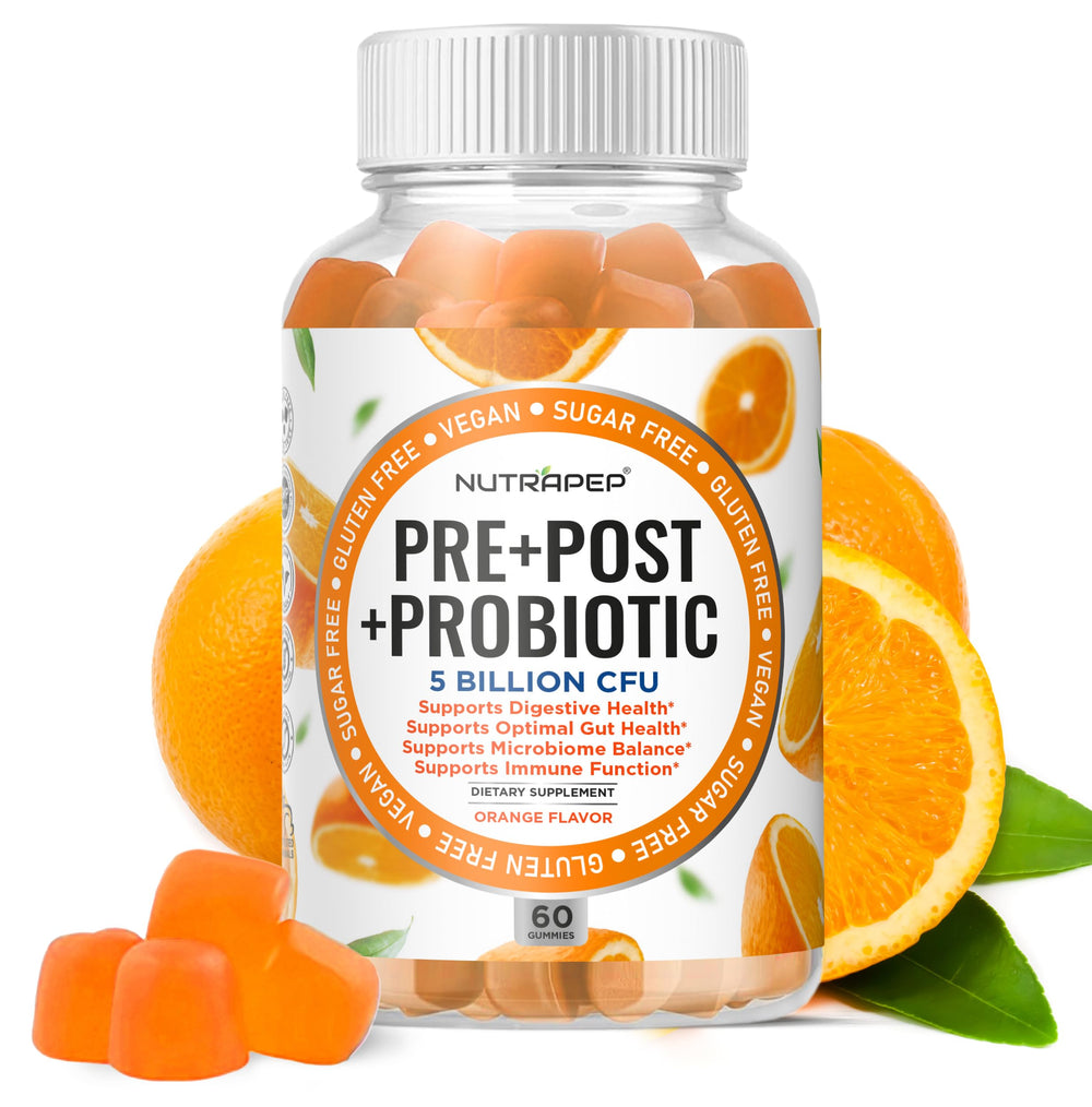 NutraPep bottle pour showing convenient daily gut support