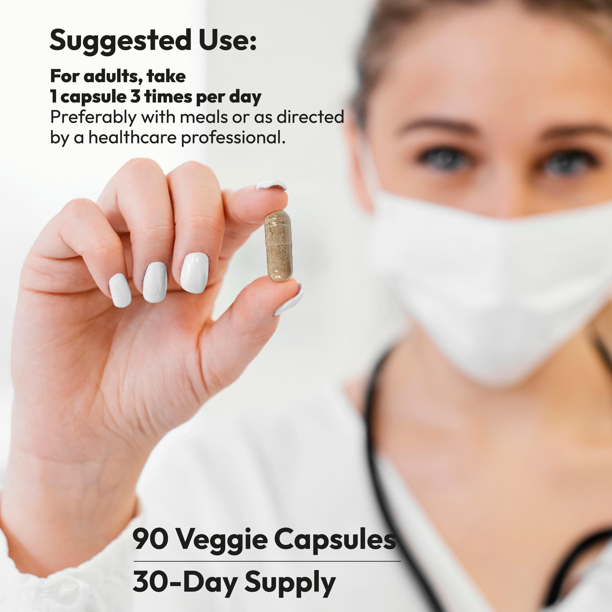 Capsule close-up highlighting 15 Billion CFU probiotic support