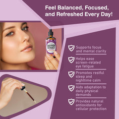 NutraPep Saffron Extract Drops stirred into water for easy daily use.
