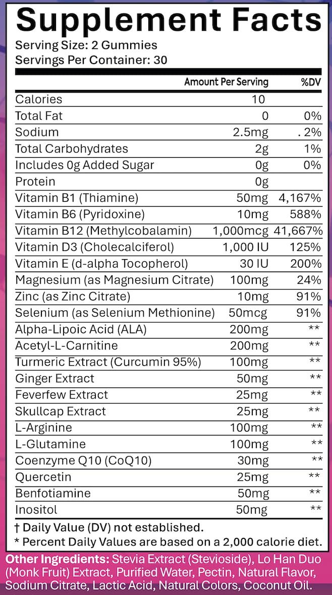 NutraPerfecto package close-up communicates a ready-to-use on-the-go option.